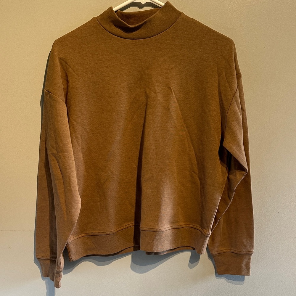 Frank & Oak Classic Tan Sweatshirt